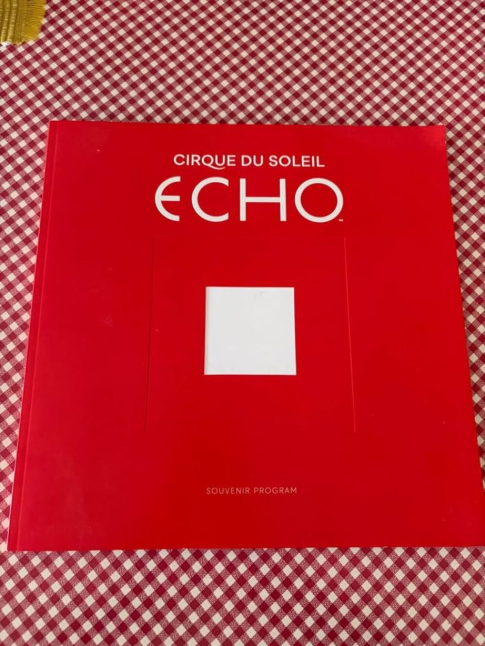 Cirque du Soleil ECHO souvenir program